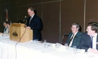 President Rick Waud with VPs Harold Lauber & Scott Roberts (1992)